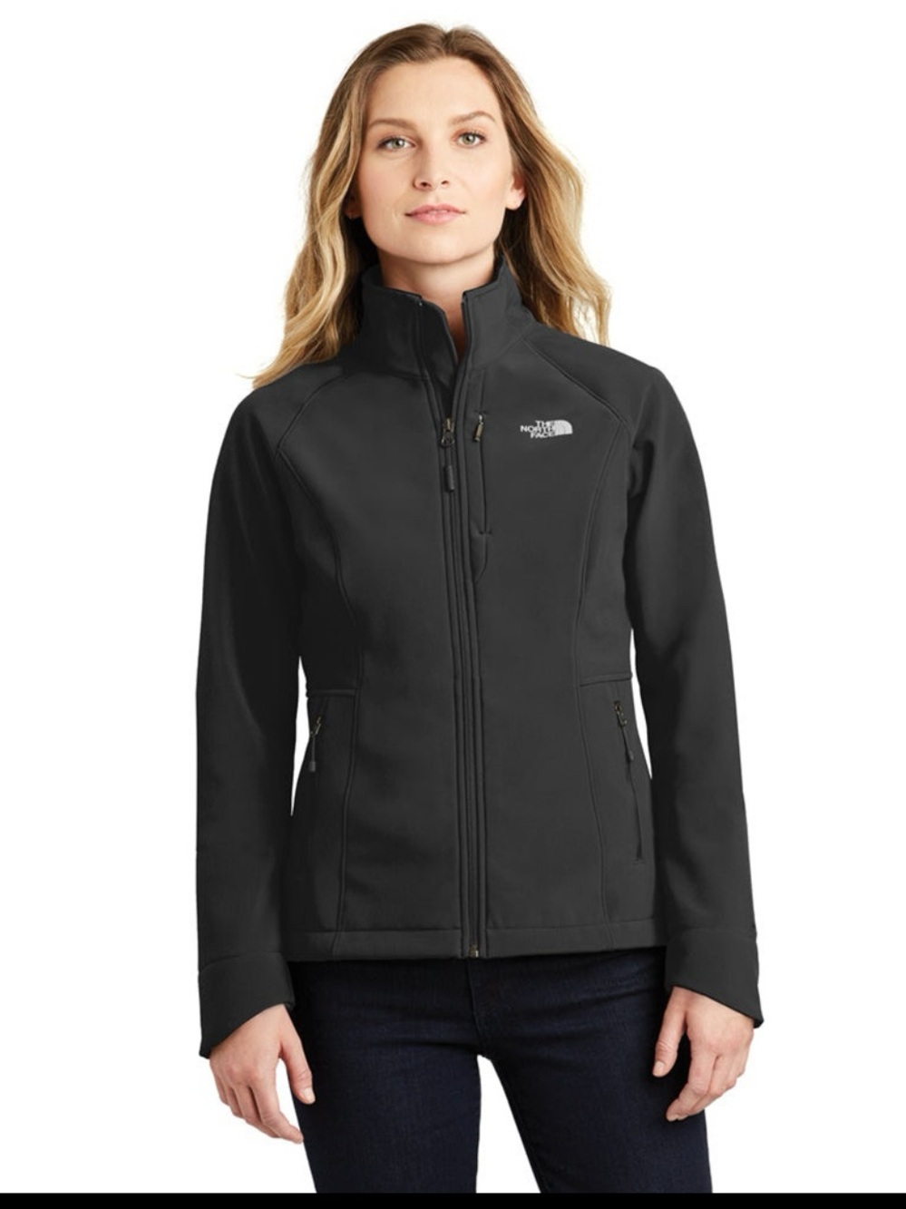 The North Face Apex Bionic Jacket Black Soft Shell WindWall Full Zip Women’s S